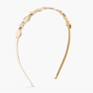 J crew gold metallic Girls' sea critter headband